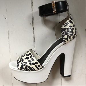 Nicholas Kirkwood Elaphe Animal Print Platform